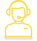 yellow telecaller icon